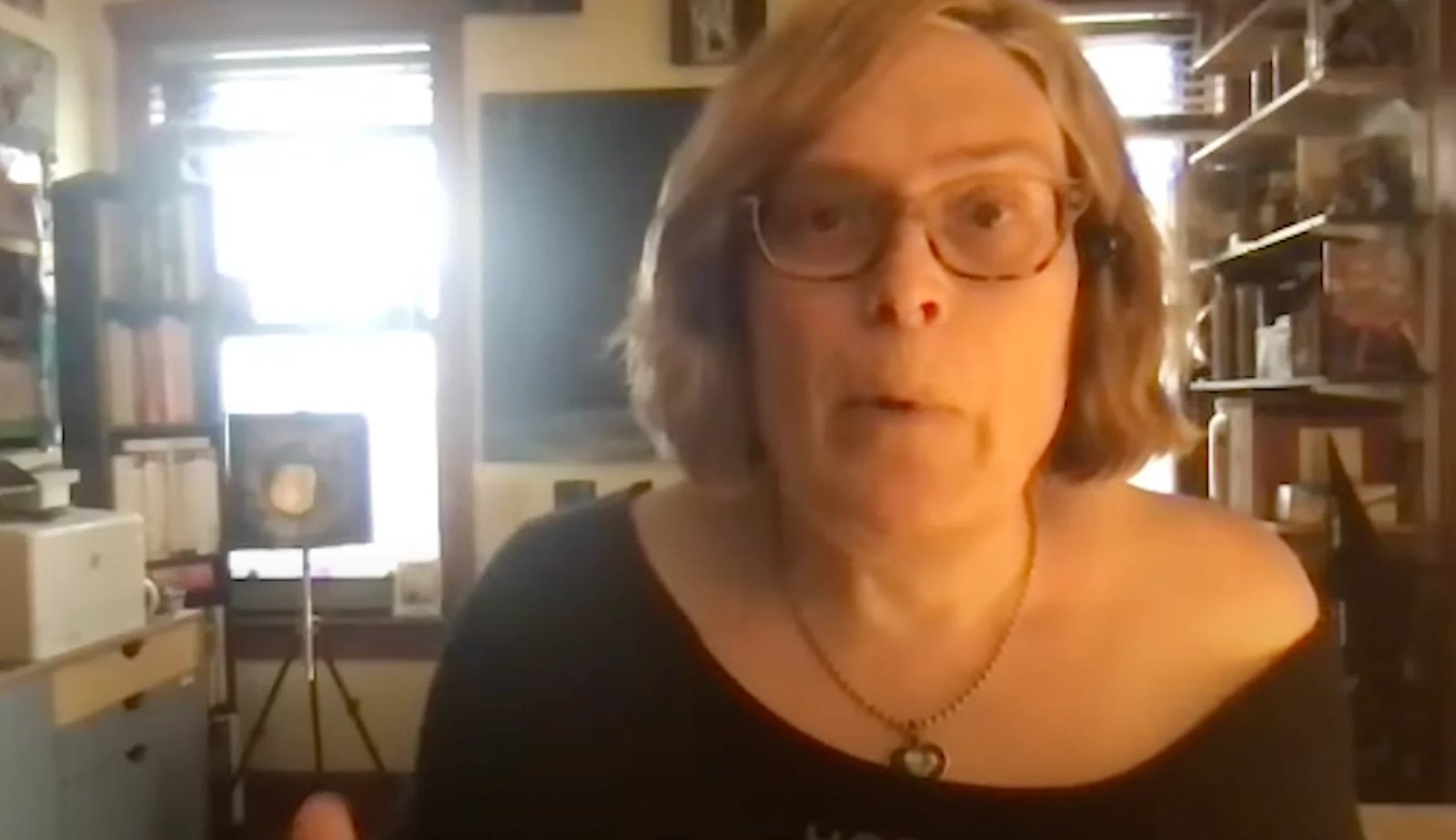 Lilly Wachowski being interviewed by Collider