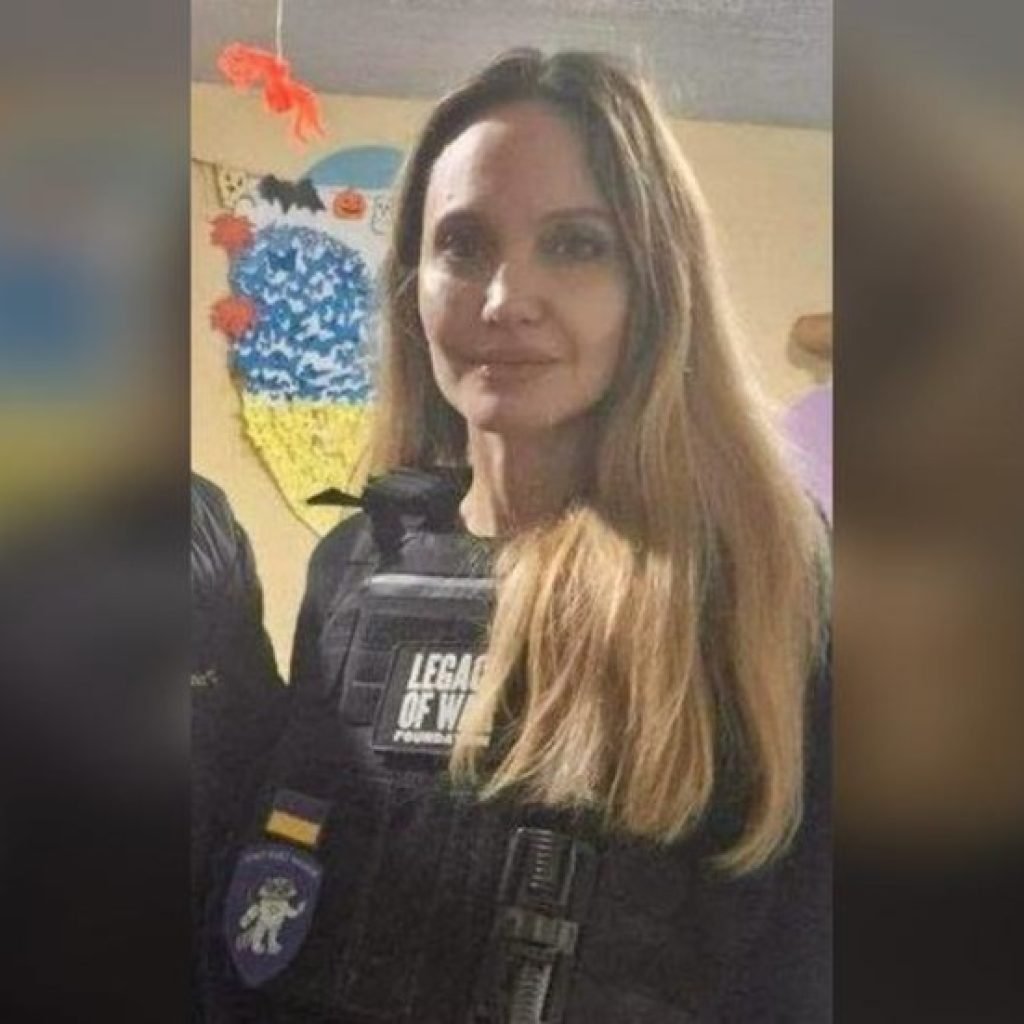 Hollywood Star Angelina Jolie’s bodyguard conscripted in Ukraine (VIDEO)