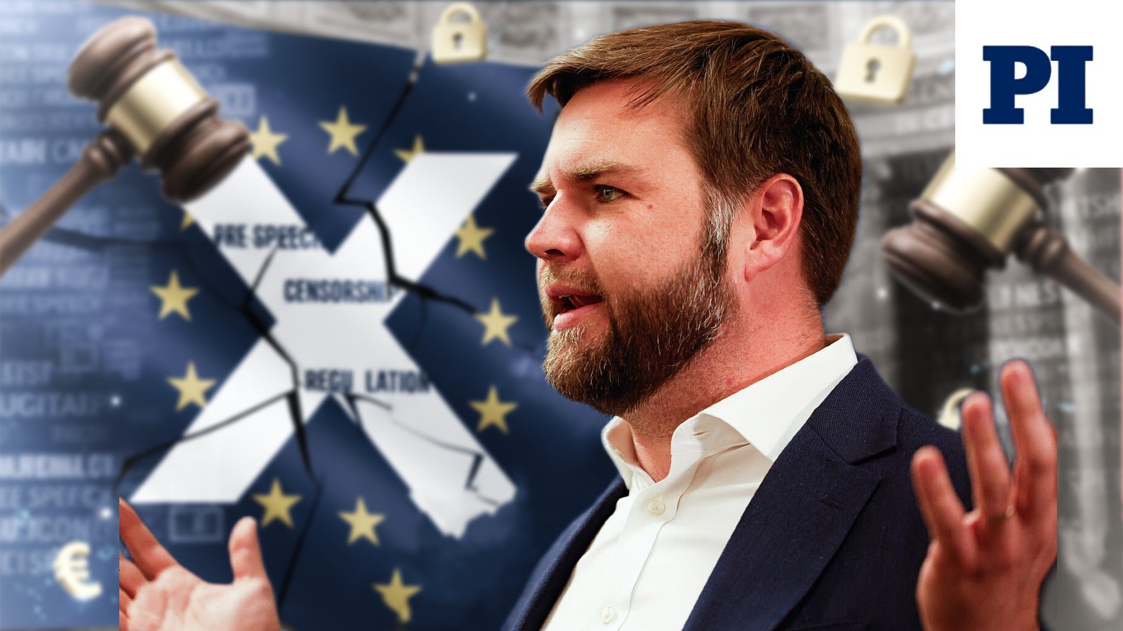 US VP JD Vance SLAMS EU Over X Censorship Fines!