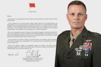 The Call to Ready: Marine Corps Reserve Commander Issues Blunt Mobilization Warning