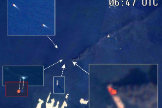 Hormuz Crisis: IRGC Defies US Aviation as Container Ship Burns
