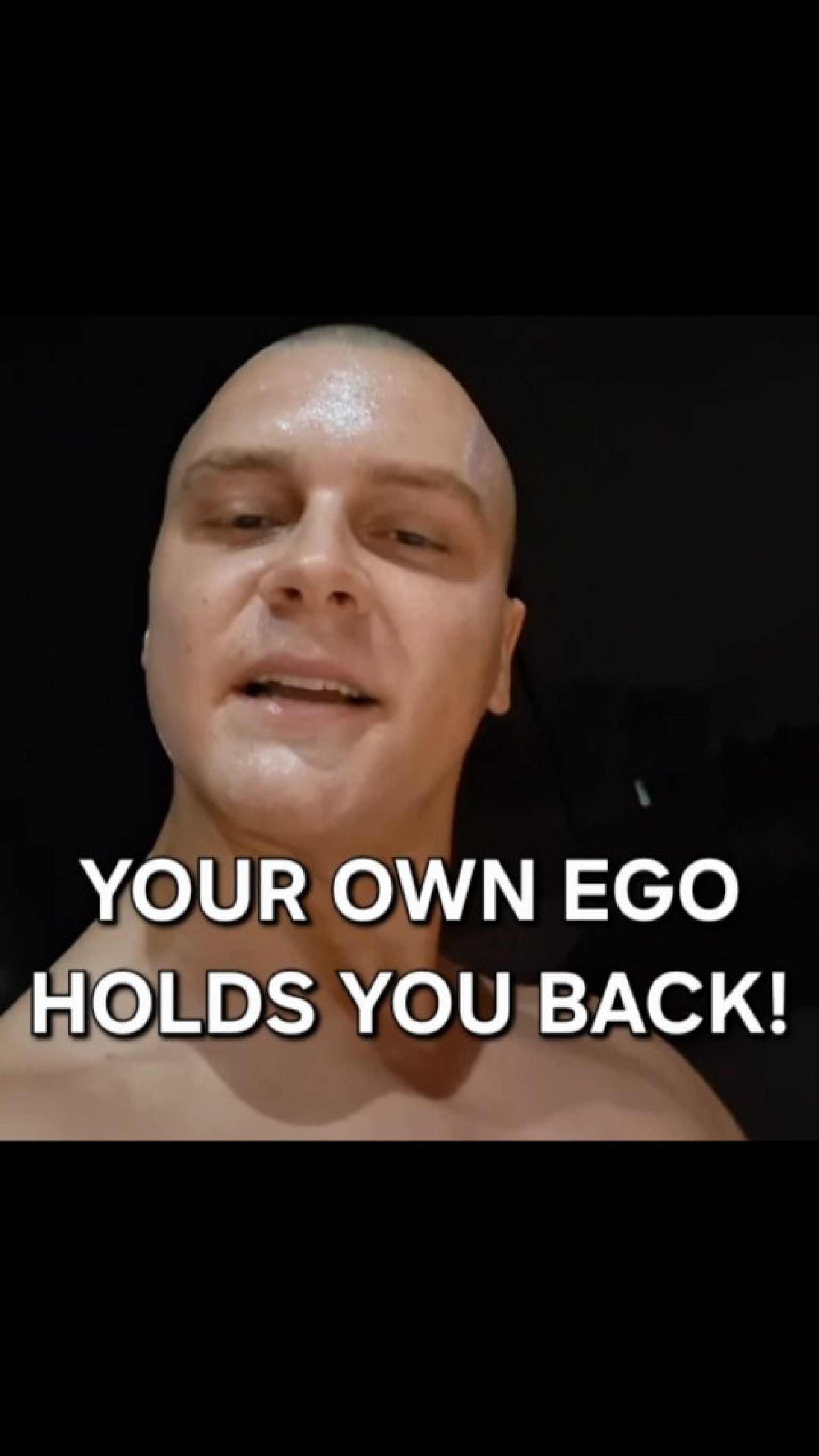 YOUR OWN EGO HOLDS YOU BACK (YouTube – Paul Bryson)… YOUR OWN EGO HOLDS YOU BACK (YouTube – Paul Bryson)…