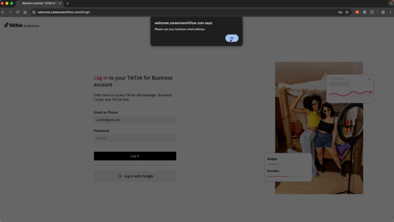 New AITM phishing wave hijacks TikTok Business accounts