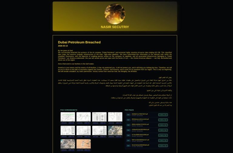 Pro-Iranian Nasir Security is targeting energy companies in the Gulf