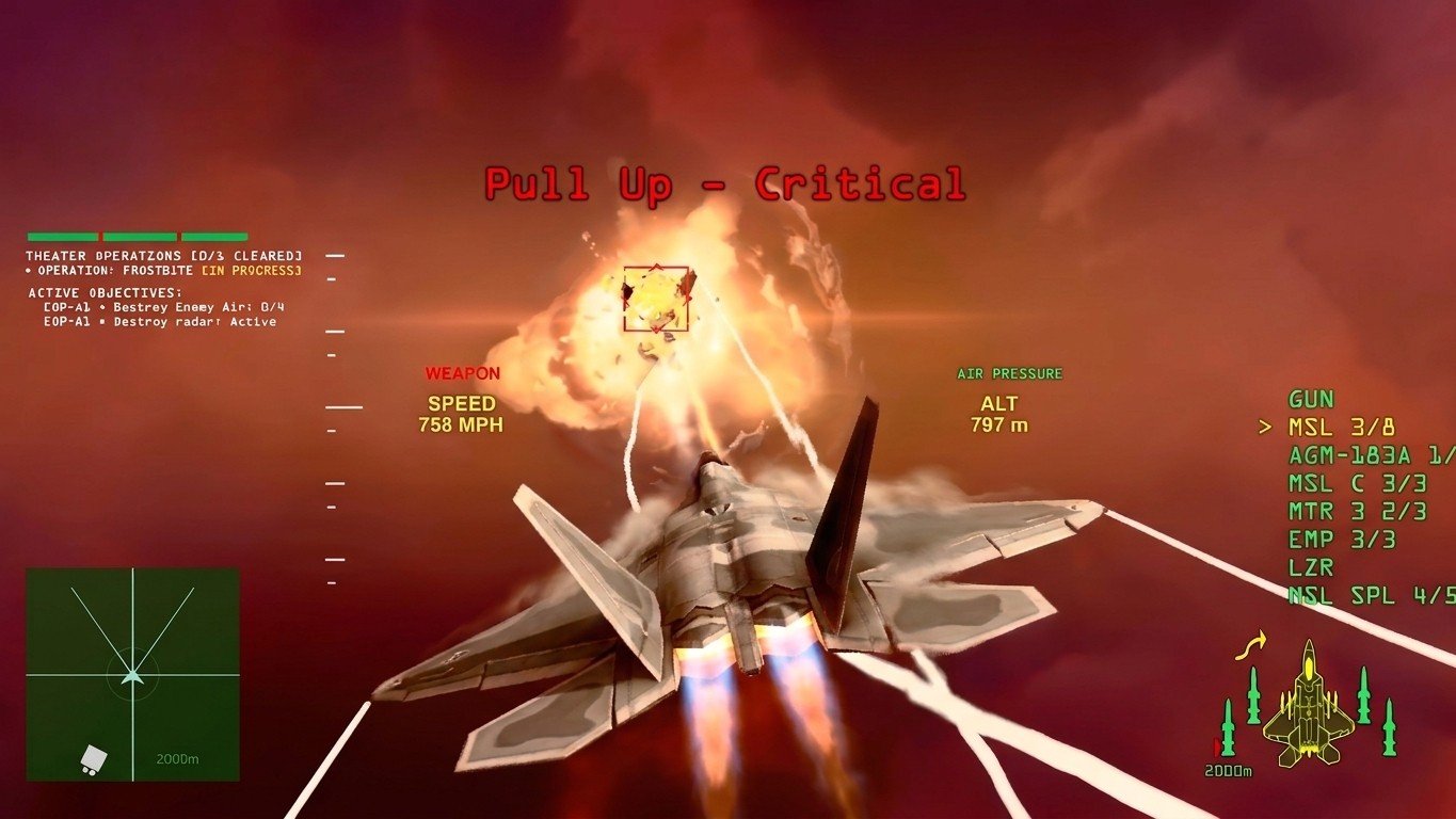 Callsign Sky Shaker jet dogfight gameplay in arcade flight combat