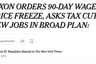 Flashback: Nixon, Price Controls, and COVID