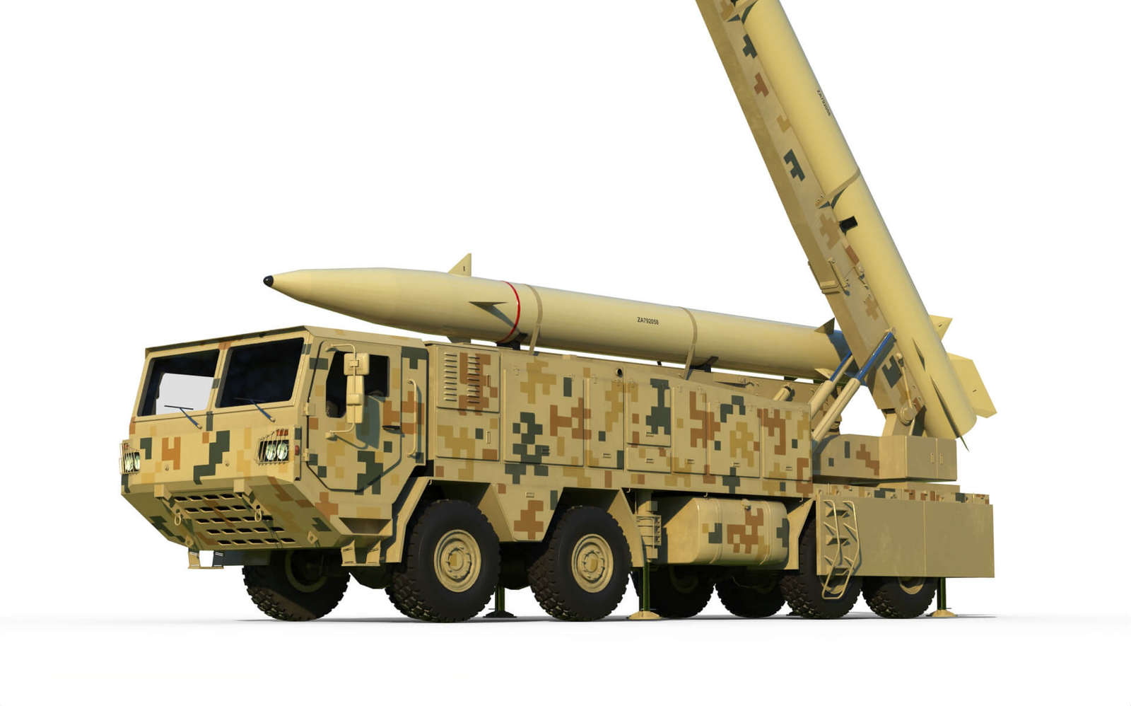 Israeli Strike Exposes Camouflaged Missile in Tabriz 1 image 135