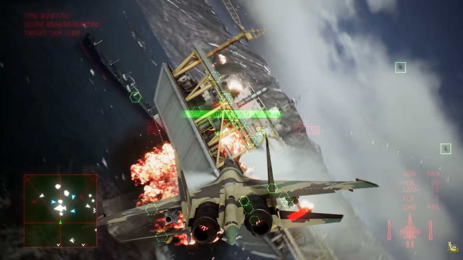 Ace Combat 7: Fleet Destruction Script – Trigger Joins the LRSSG (Mission 11) 7 image 250