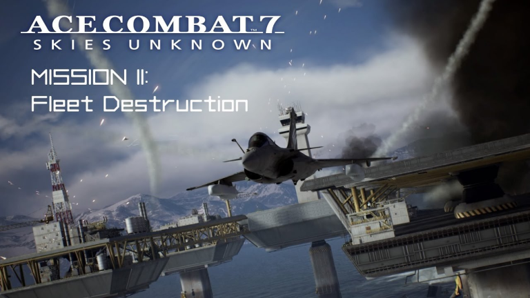 Ace Combat 7: Fleet Destruction Script – Trigger Joins the LRSSG (Mission 11)