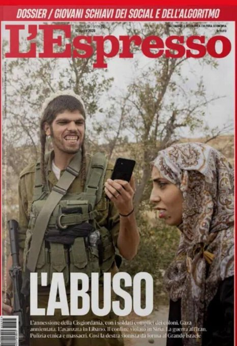 Italy's L'Espresso Cover Sparks Israeli Diplomatic Row 2 image 259