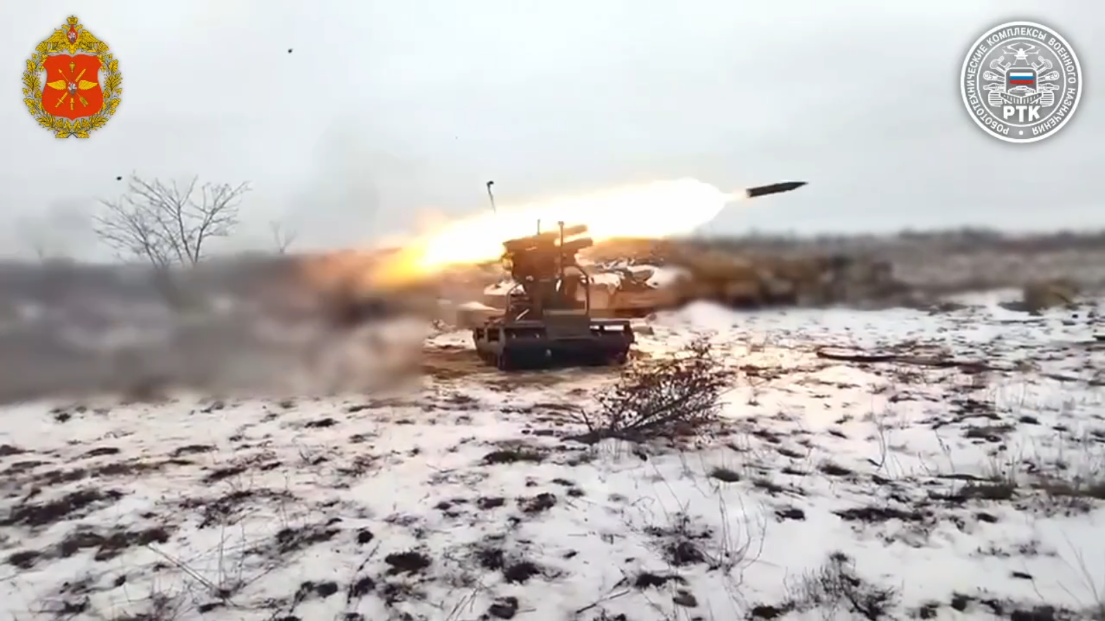 Russia Pairs North Korean Rocket Artillery with Modular Ground Drones Russia Pairs North Korean Rocket Artillery with Modular Ground Drones