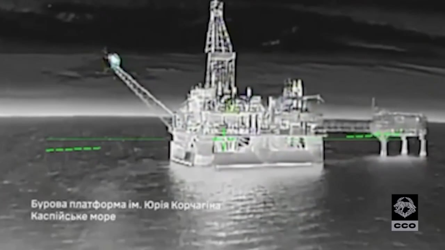Caspian Strike: Ukrainian Long-Range Drones Hit Russian Oil Platforms 1,000km from Front Caspian Strike: Ukrainian Long-Range Drones Hit Russian Oil Platforms 1,000km from Front