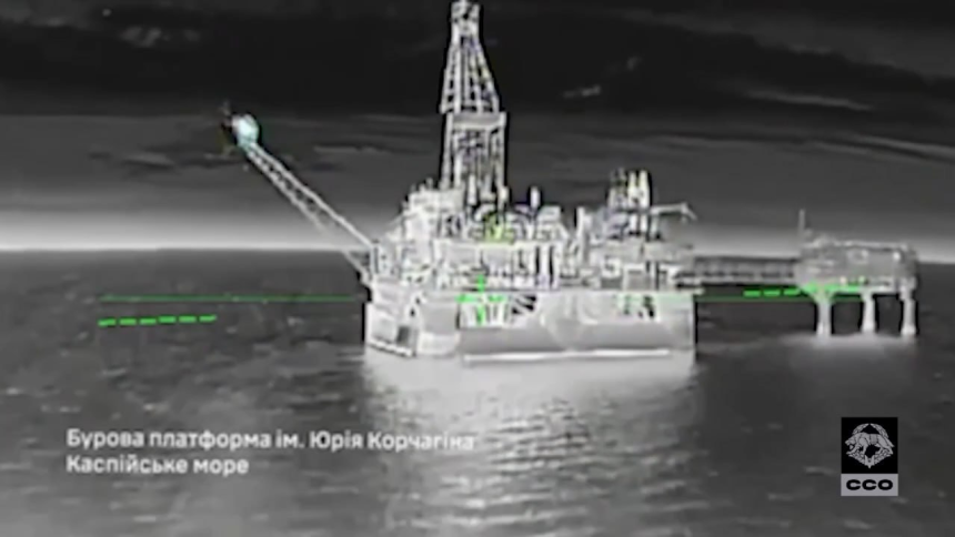 Caspian Strike: Ukrainian Long-Range Drones Hit Russian Oil Platforms 1,000km from Front