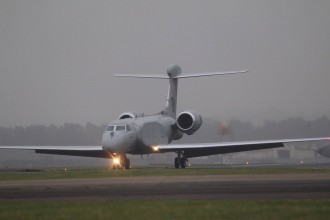 The ‘Invisible’ Jammers: New EA-37B Jets Arrive in UK on Their Way to the Middle East