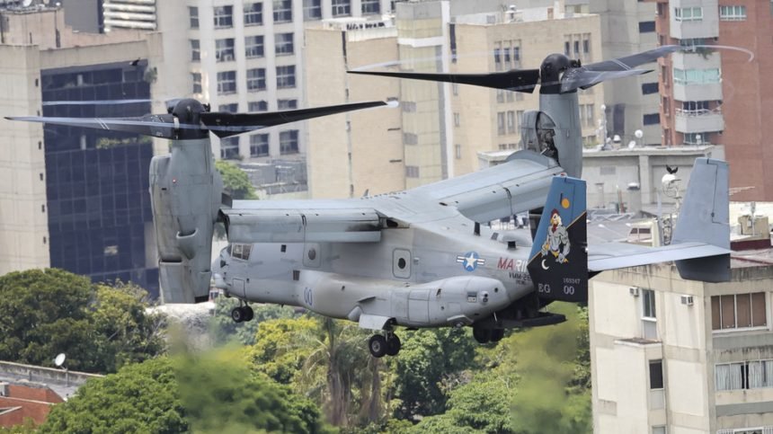 US Ospreys hover over Venezuelan capital (VIDEO)