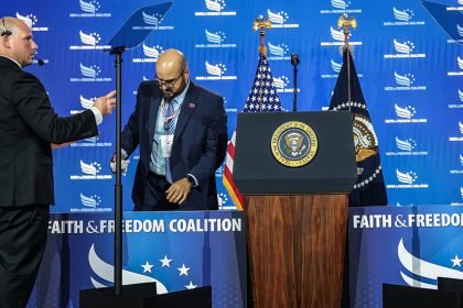 Trump teleprompter operator probed for alleged insider betting