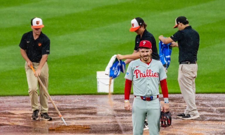 Phillies take six-inning win in first rain-shortened game since 2022 – Phillies Nation