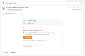 Poorly crafted phishing campaign leverages bogus security incident report