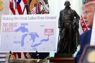Trump renames Lake Ontario as Lake America amid trade war