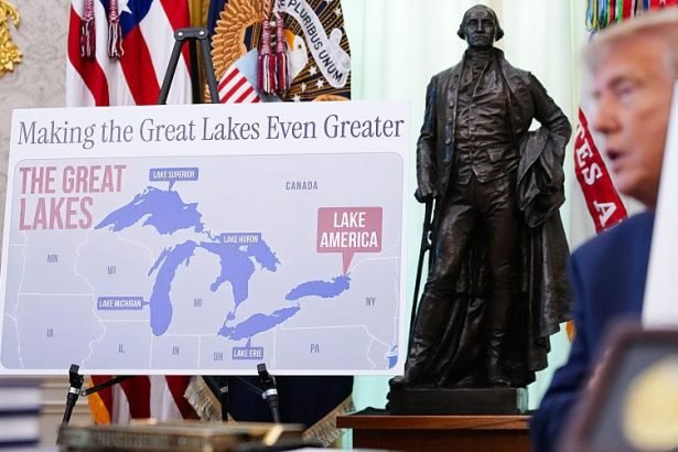 Trump renames Lake Ontario as Lake America amid trade war