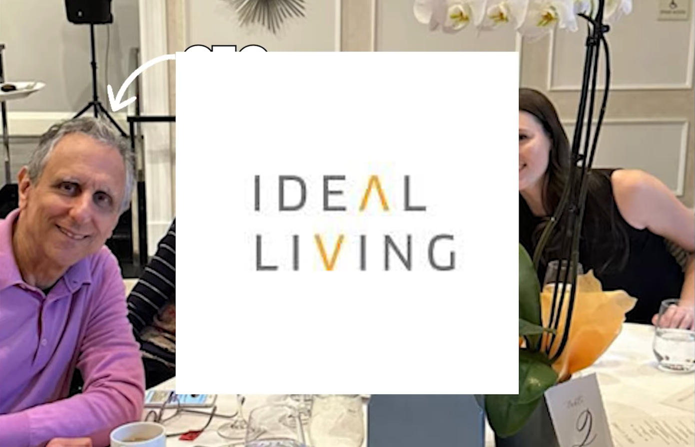 Shadow Capital: Inside the Whistleblower Lawsuits and Media Silence Surrounding Ideal Living LLC 1 Ideal Living company logo in dark grey text with a yellow upward caret replacing the letter A, displayed over a white square graphic.