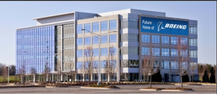 Exterior view of the Boeing defense expansion facility in Huntsville Alabama