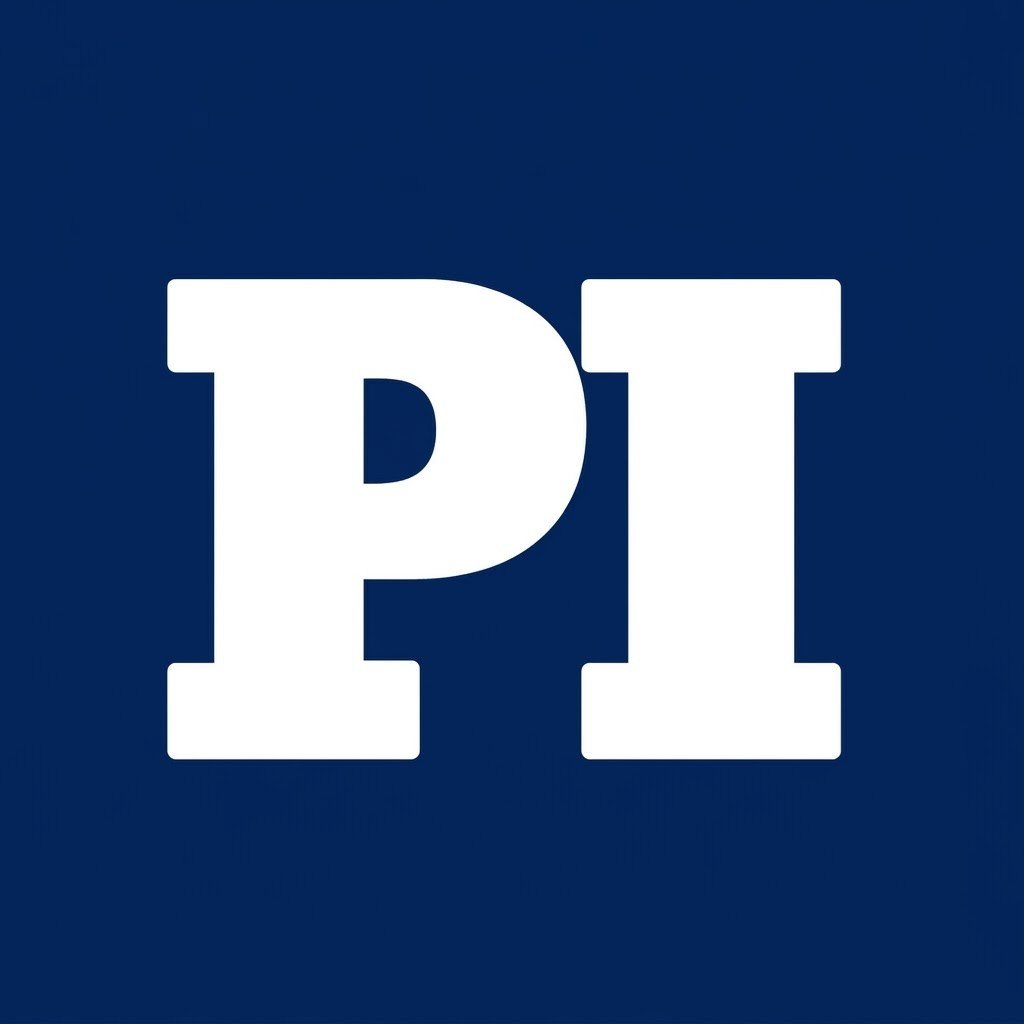 The Philly PI site favicon and logo featuring bold white "PI" lettering on a dark blue background.