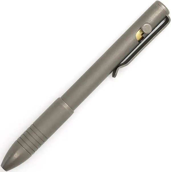 Big Idea Design EDC Bolt Action Pen in Titanium Grey