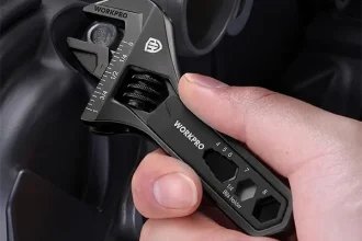 Workpro EDC Adjustable Wrench used on Bolts