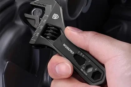 Workpro EDC Adjustable Wrench used on Bolts