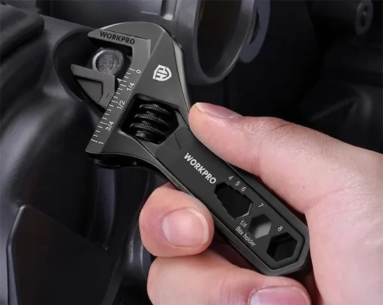 Workpro EDC Adjustable Wrench used on Bolts