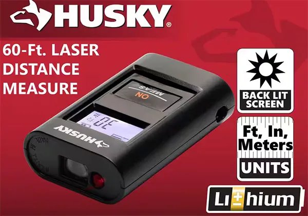 Husky Laser Distance Measuring Tool at Home Depot Hero