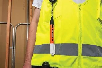 Klein Marker Leash on Construction Worker