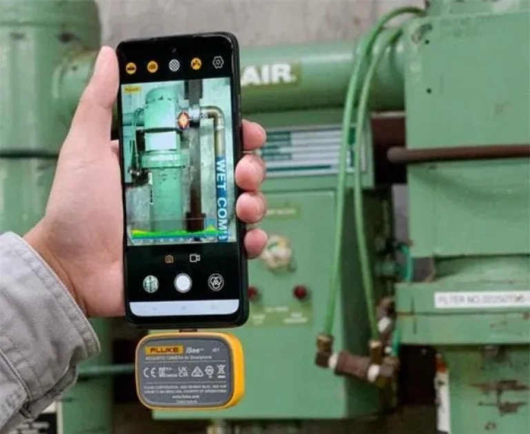 Fluke USB Acoustic Imager with Android Phone